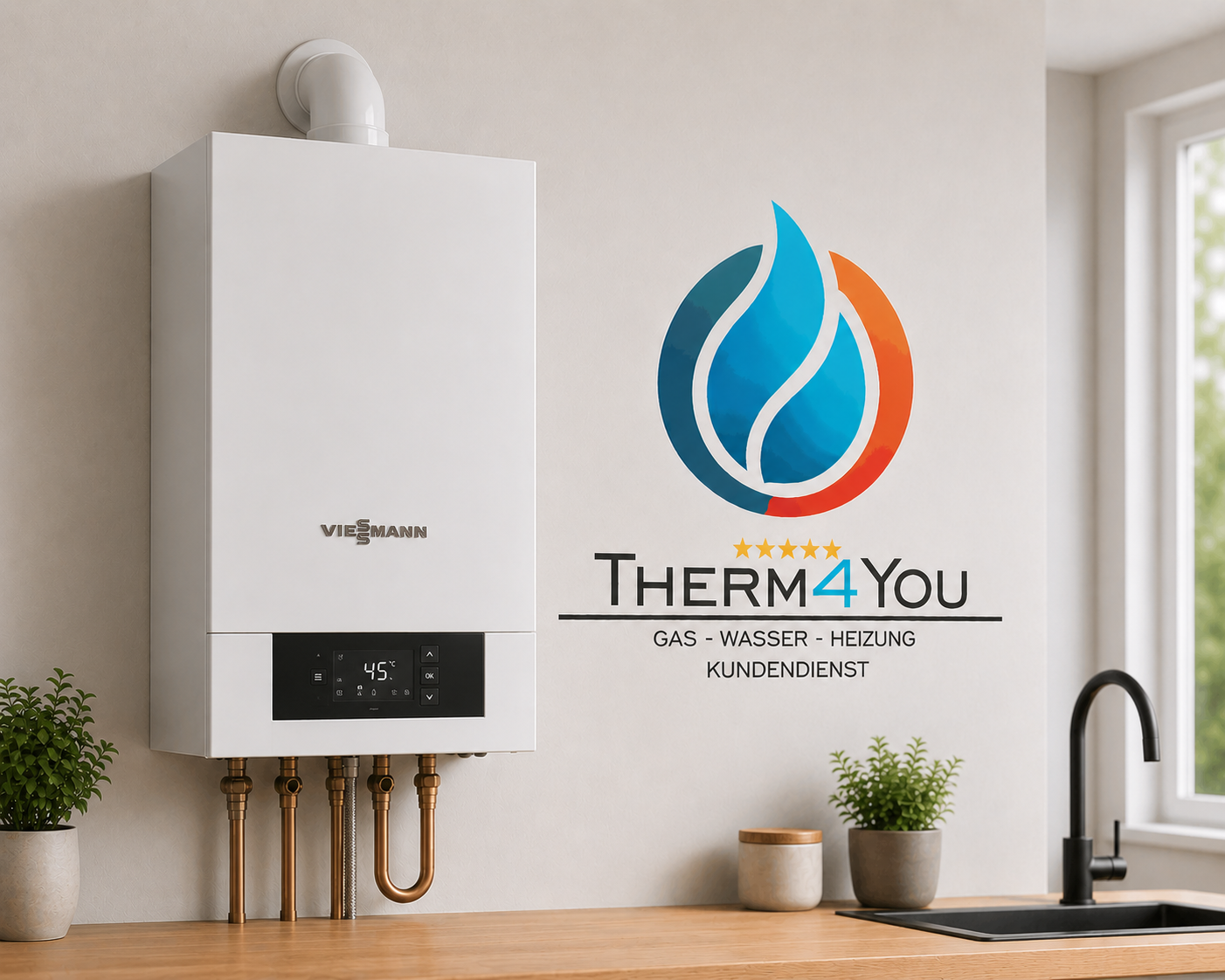 Service für Viessmann Gasthermen